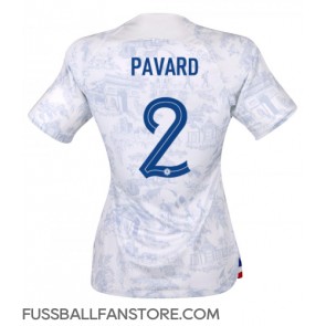 Frankreich Benjamin Pavard #2 Replik Auswärtstrikot Damen WM 2022 Kurzarm